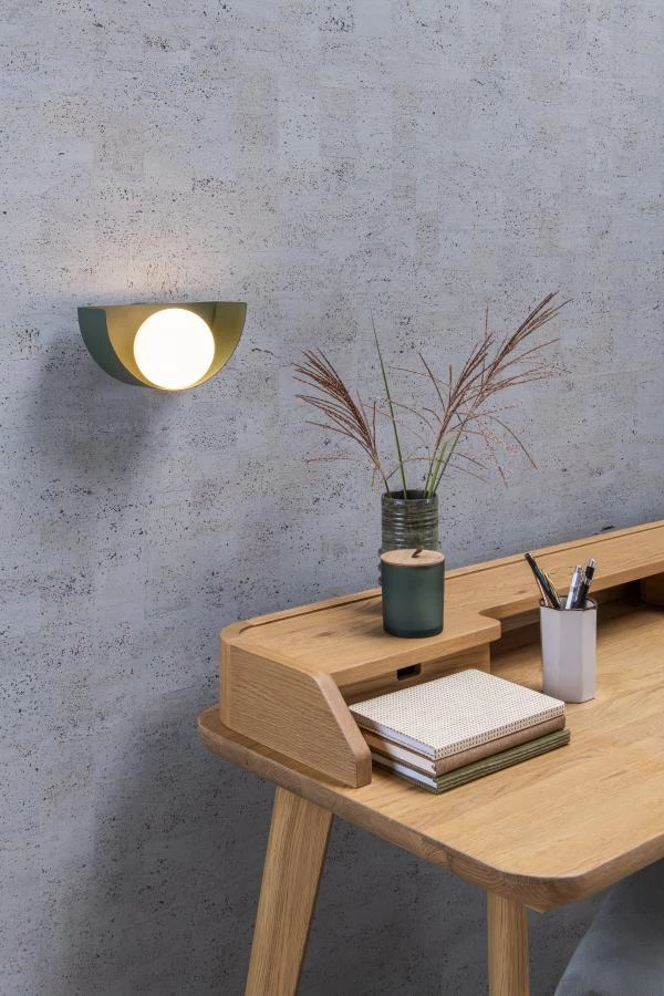 Lucide BENNI - Wall light - 1xG9 - Green - ambiance 3